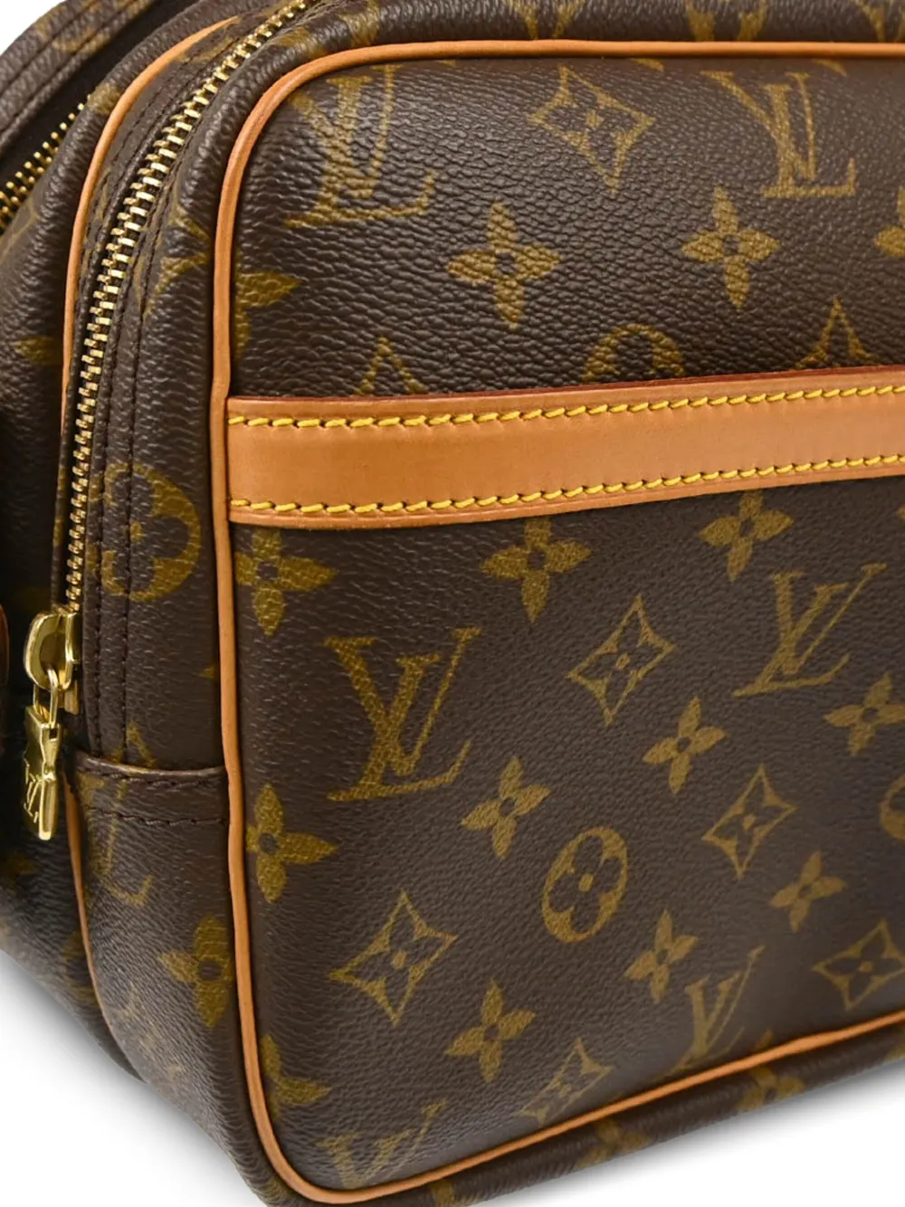 Pre-owned Louis Vuitton 1998 Reporter Pm Shoulder Bag In Brown