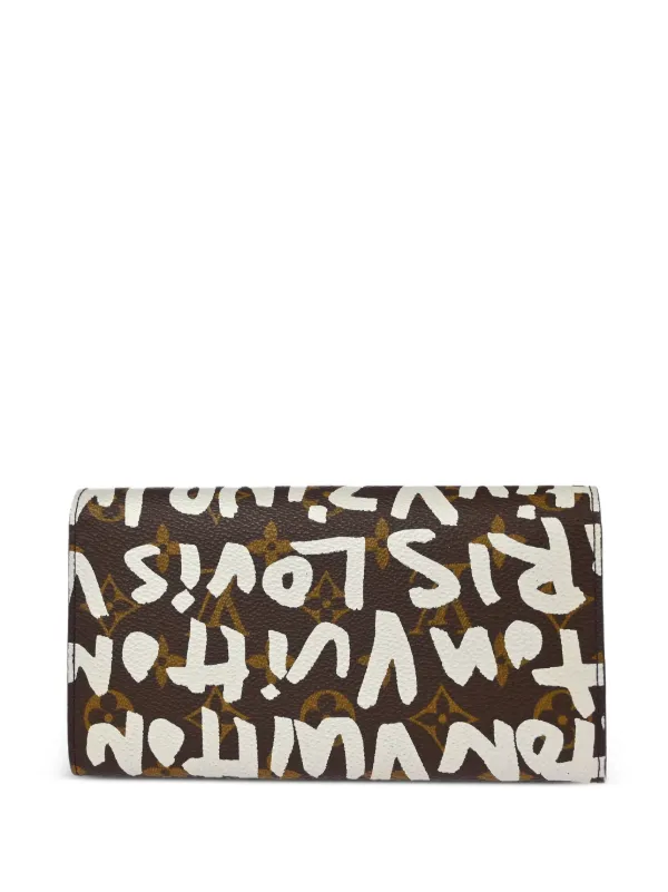 Louis Vuitton Pre-Owned 2001 Monogram-Graffiti Wallet | Brown