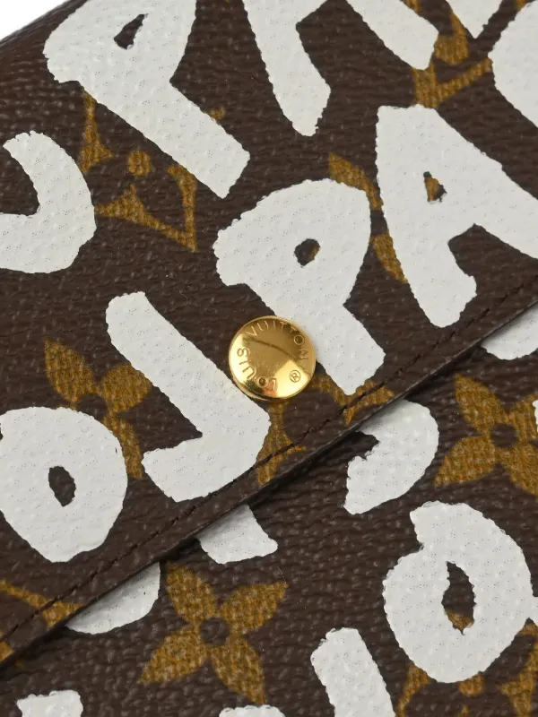Louis Vuitton Pre-Owned 2001 Monogram-Graffiti Wallet | Brown