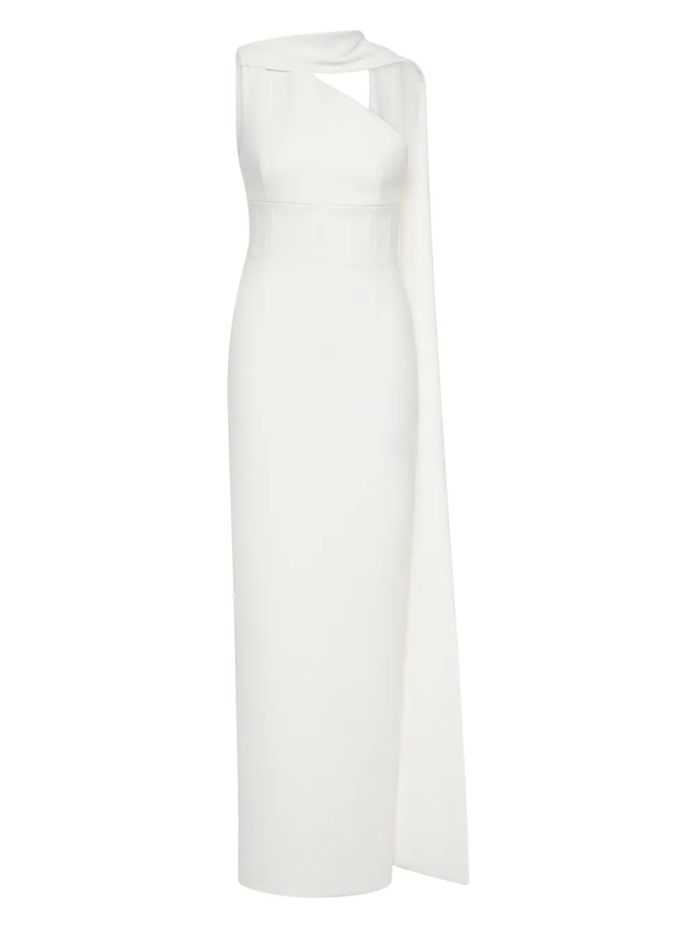 Rachel Gilbert Asymmetrische avondjurk Wit