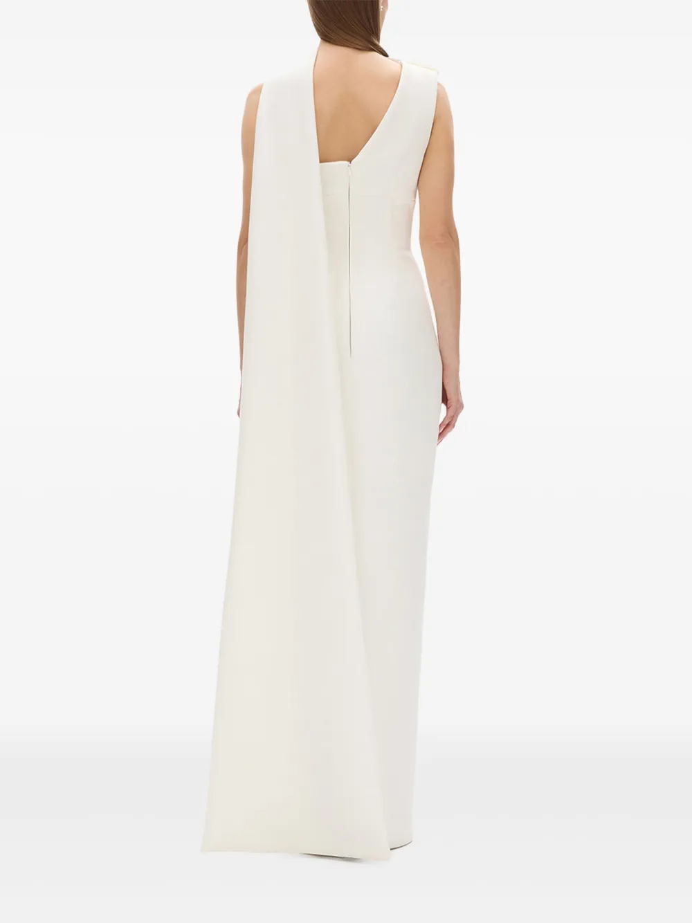 Rachel Gilbert Asymmetrische avondjurk Wit