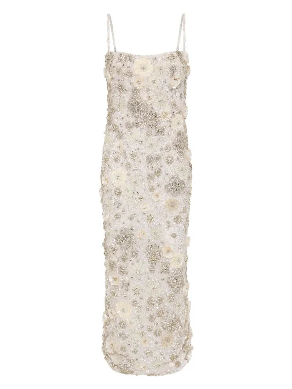 Rachel Gilbert Francesca Gown in Neutrals
