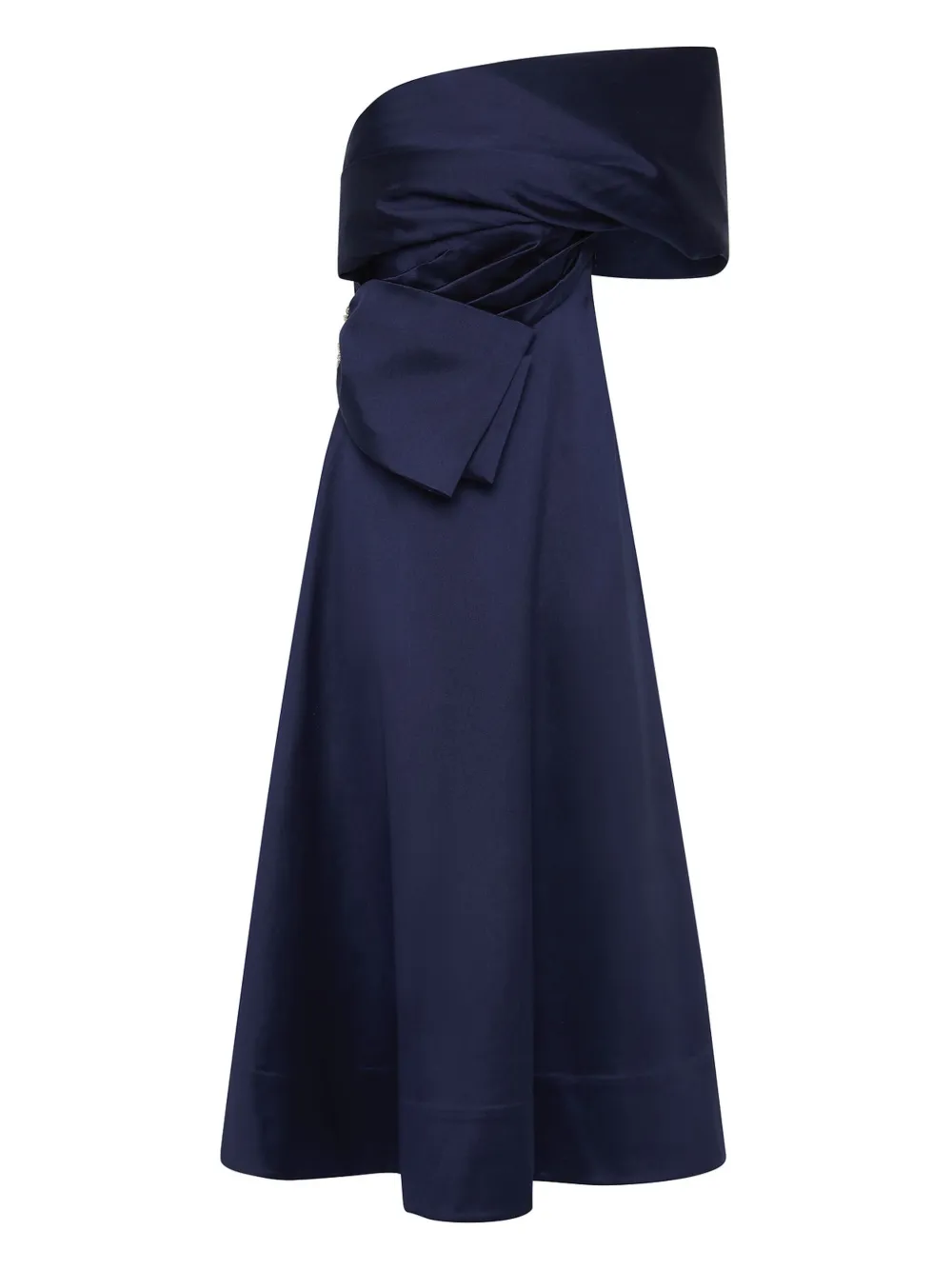 Rachel Gilbert Archer asymmetric draped gown | Blue | Image 1