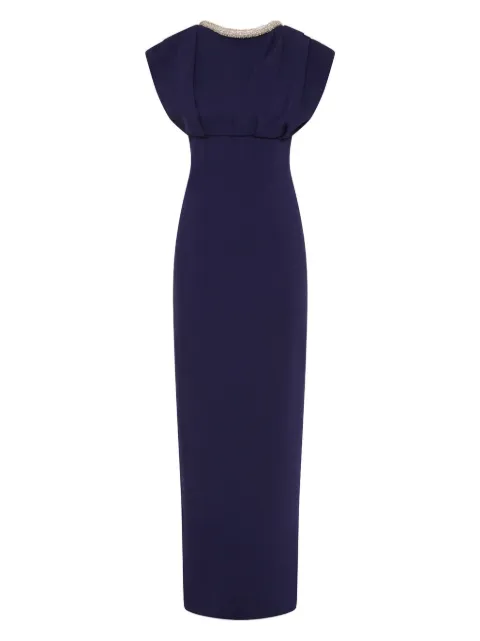 Rachel Gilbert cap-sleeve column dress