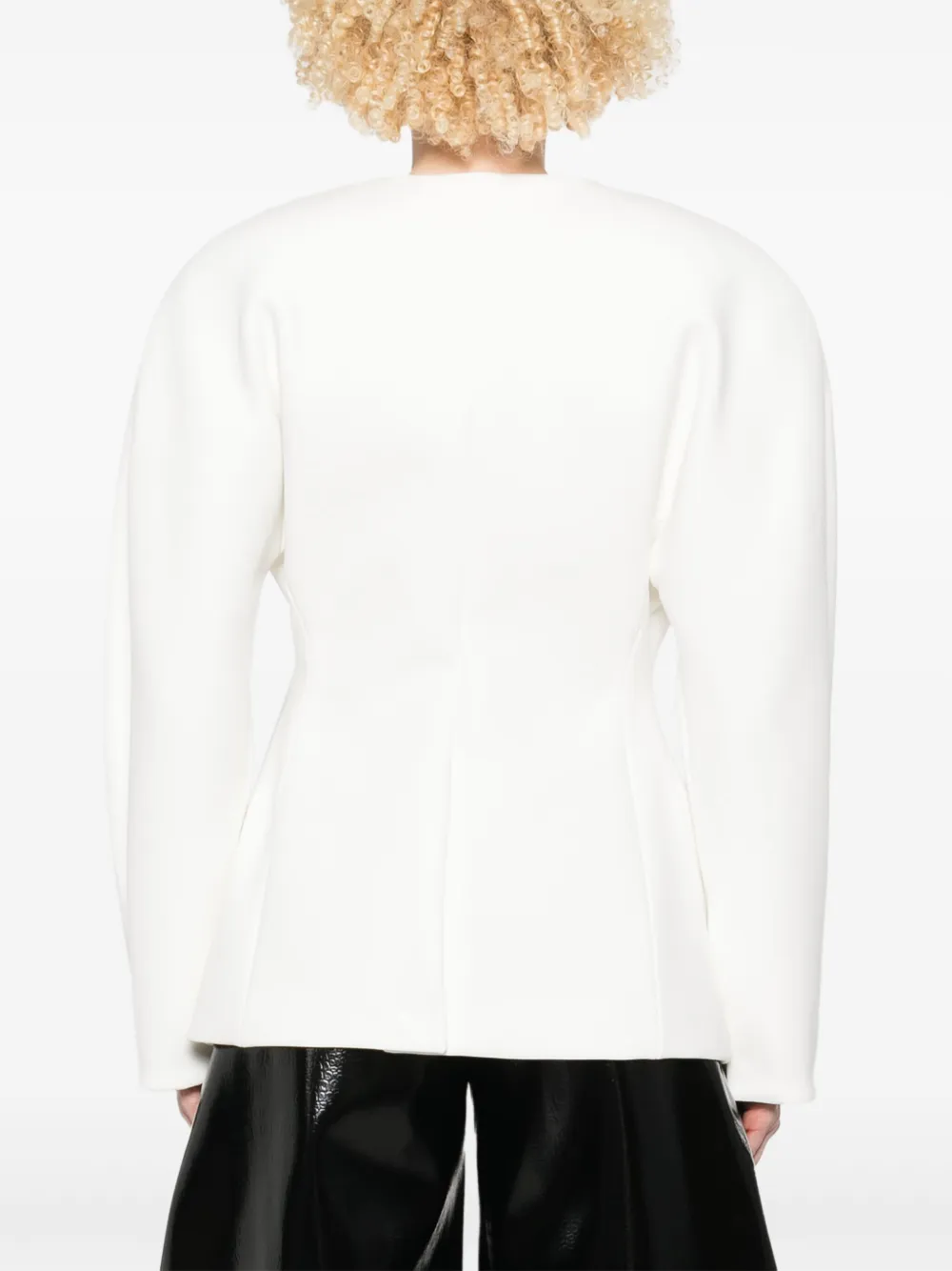 Jacquemus Le Ovalo blazer Wit