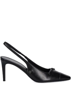 Manolo Blahnik スリングバック パンプス | ブラック | FARFETCH JP