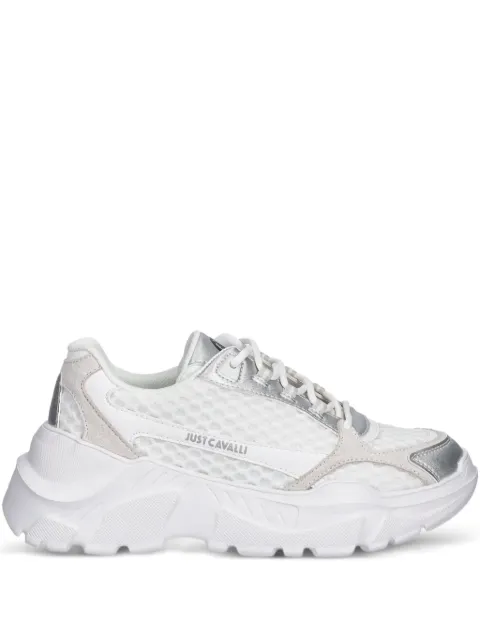Just Cavalli logo-print sneakers