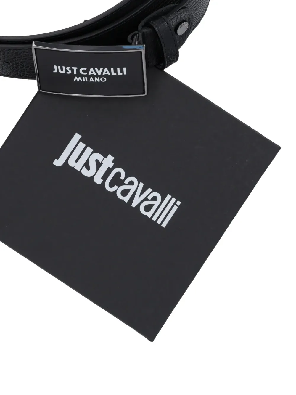 logo-buckle belt