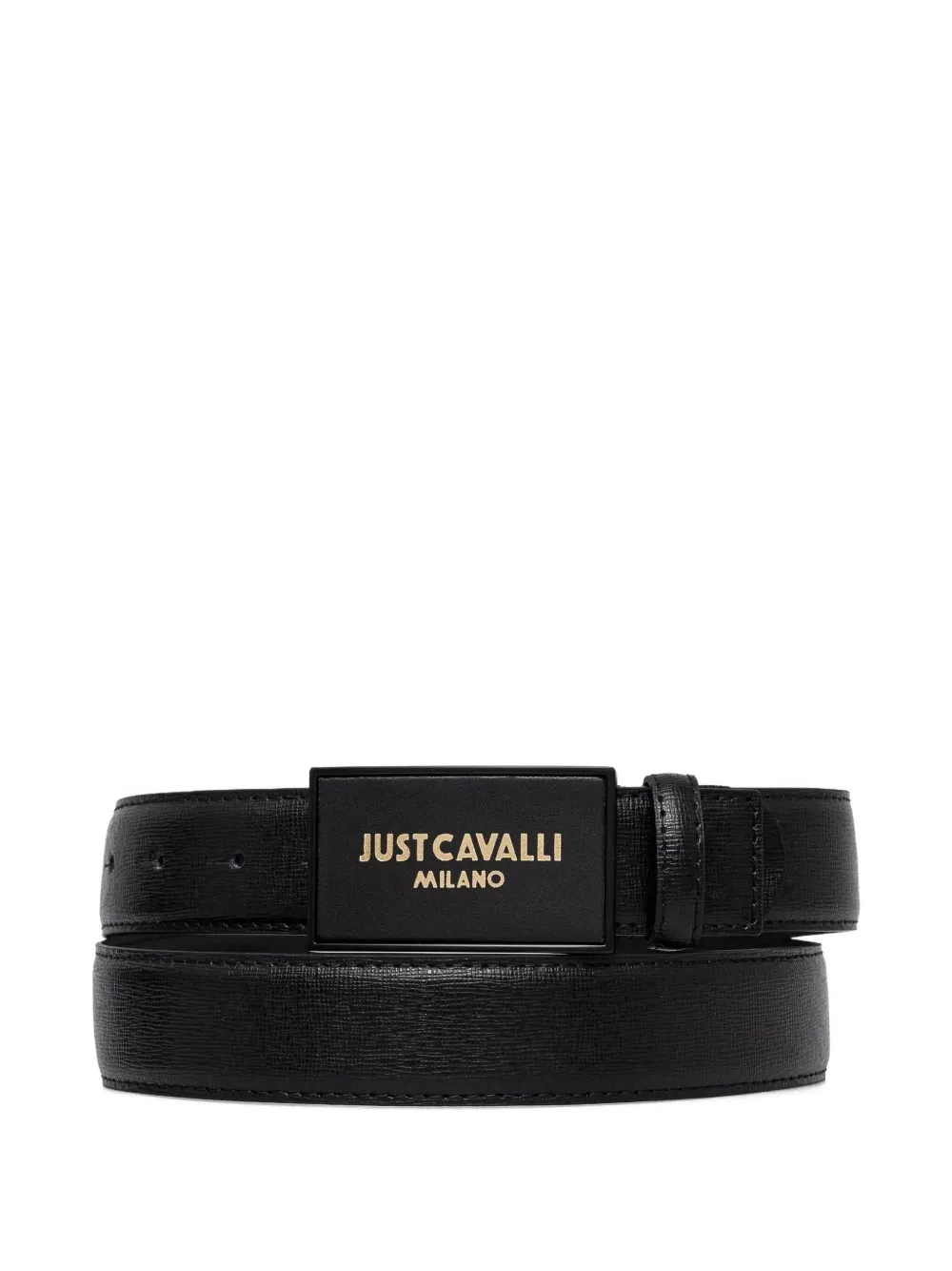 Just Cavalli cinturón con logo en la hebilla | negro | Image 1
