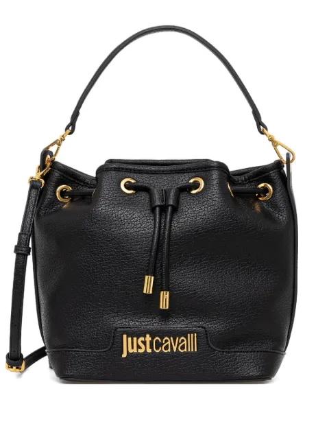 Just Cavalli logo-lettering bucket bag