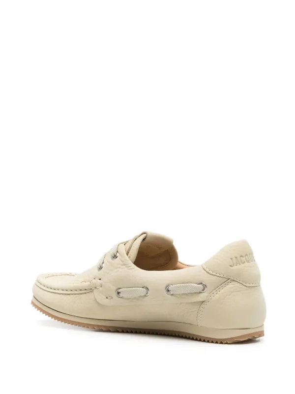 ローファー・オックスフォード JACQUEMUS 'Les Batto' boat shoe Jacquemus Les Batto Leather Boat Shoes | Saks Fifth Avenue