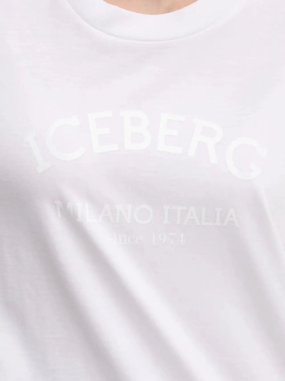 Iceberg T-shirt met logoprint Wit