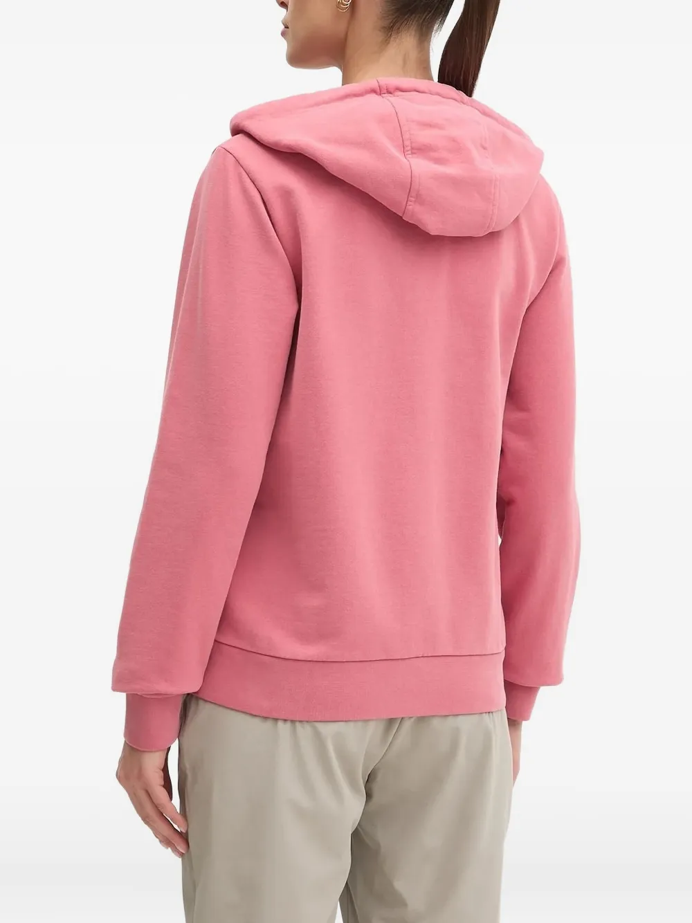 Helly Hansen Logo-detail Zip-up Hoodie In Purple