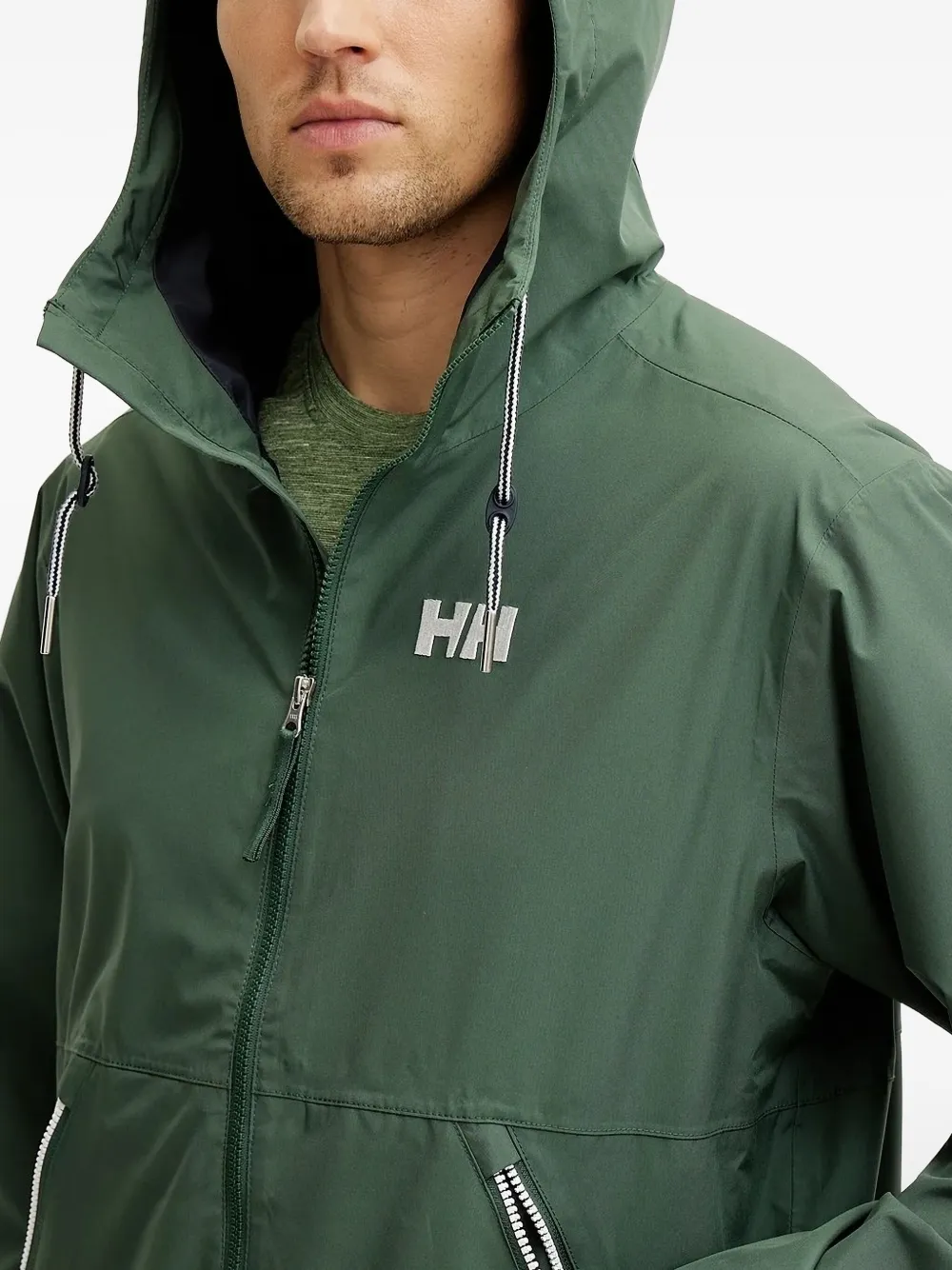Helly Hansen Sandoy Rain jack met capuchon Groen