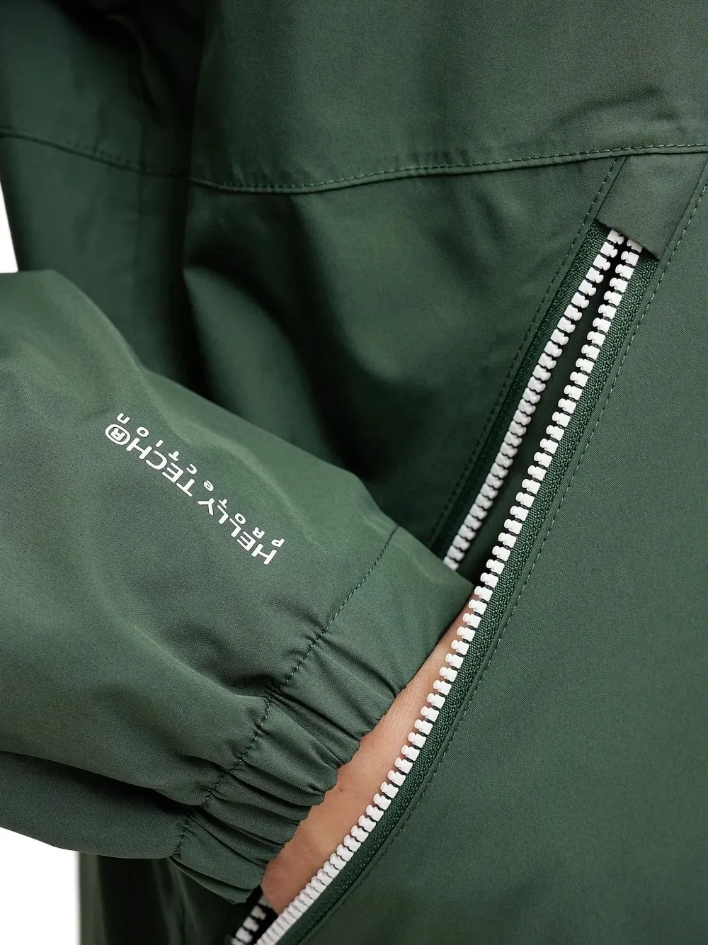 Helly Hansen Sandoy Rain jack met capuchon Groen