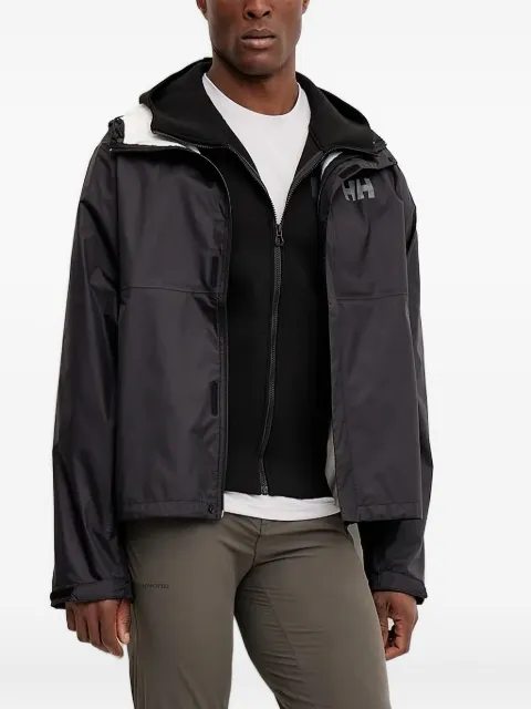 Helly Hansen  logo-detail zip-up hooded sweater
