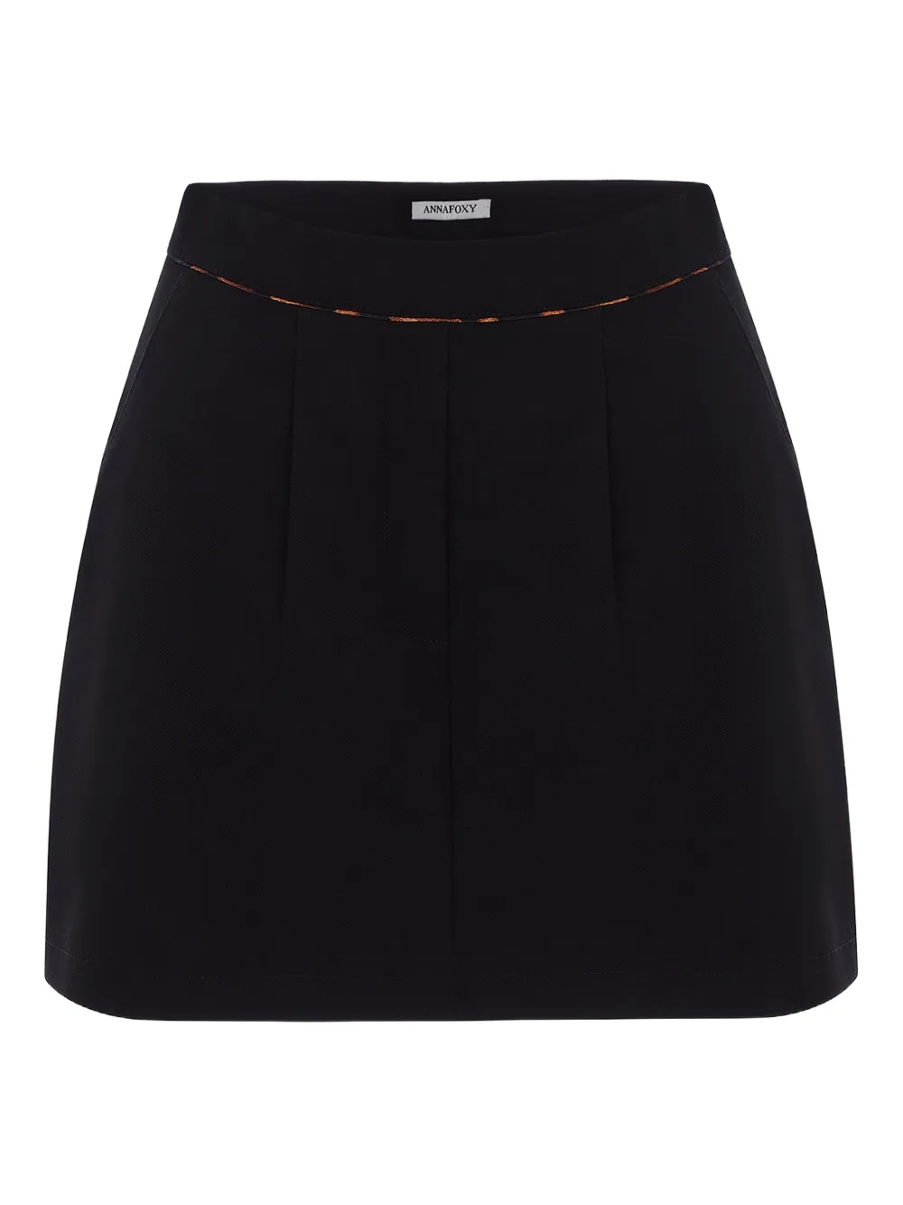 ANNAFOXY high-waisted tailored shorts | Black | Image 1