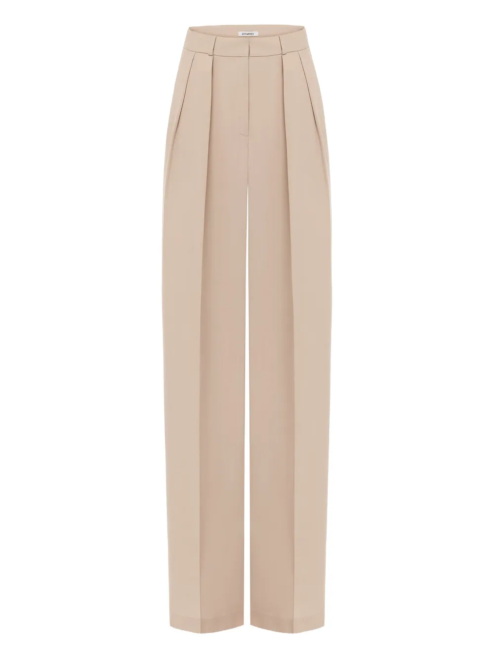 ANNAFOXY Calça com detalhe de nervuras | Neutro | Image 1
