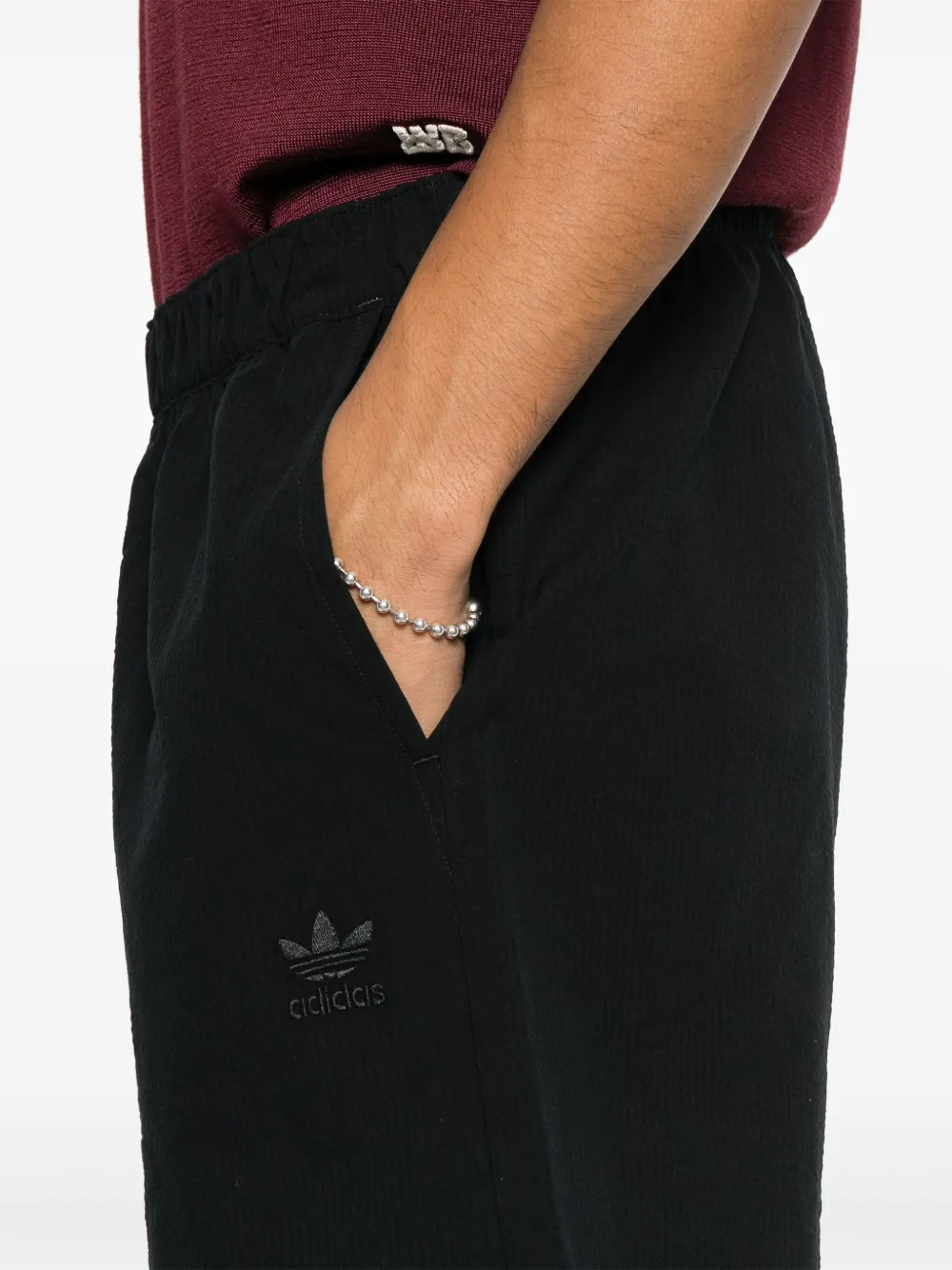 adidas Seersucker shorts Zwart