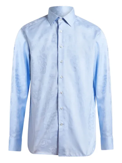 ETRO floral-pattern long-sleeved shirt