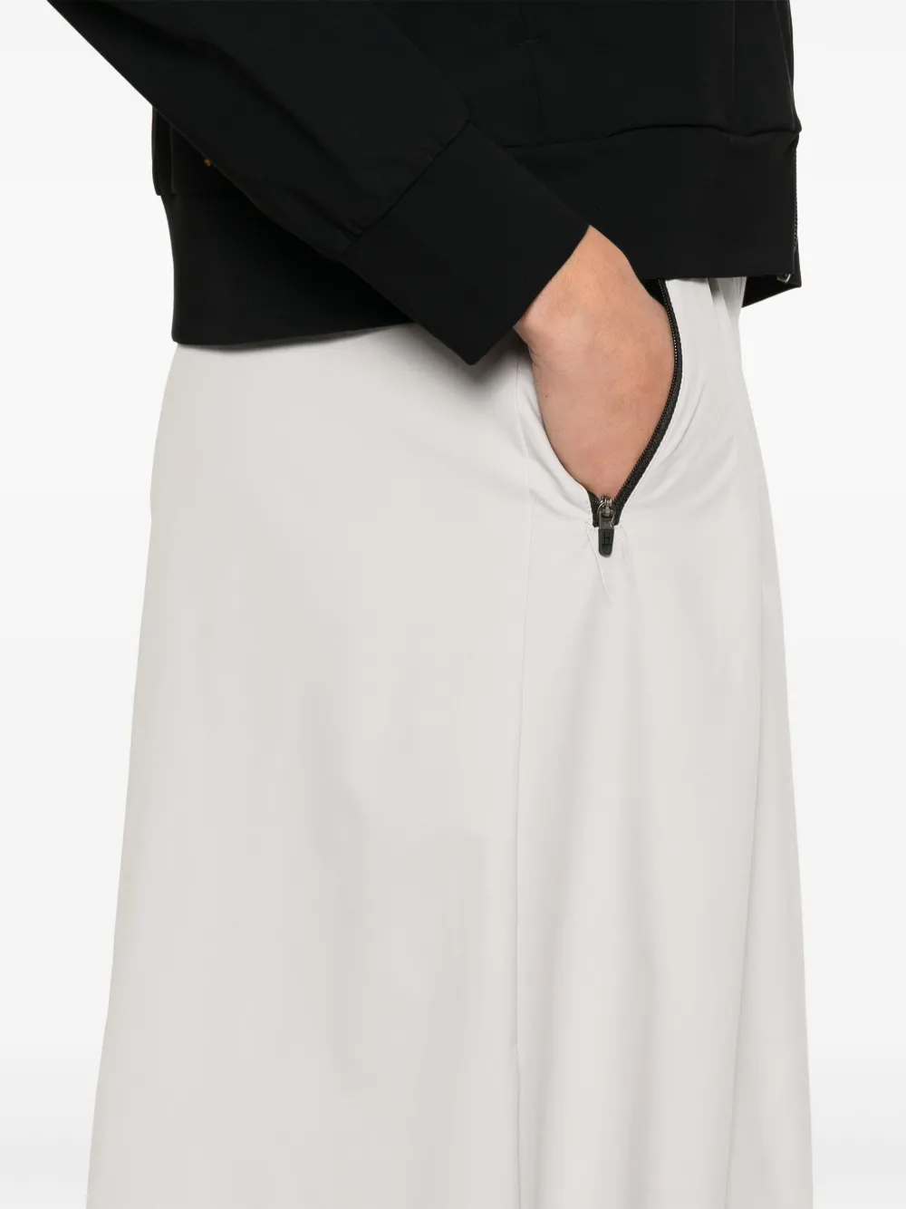 Herno Broek met wijde pijpen Grijs