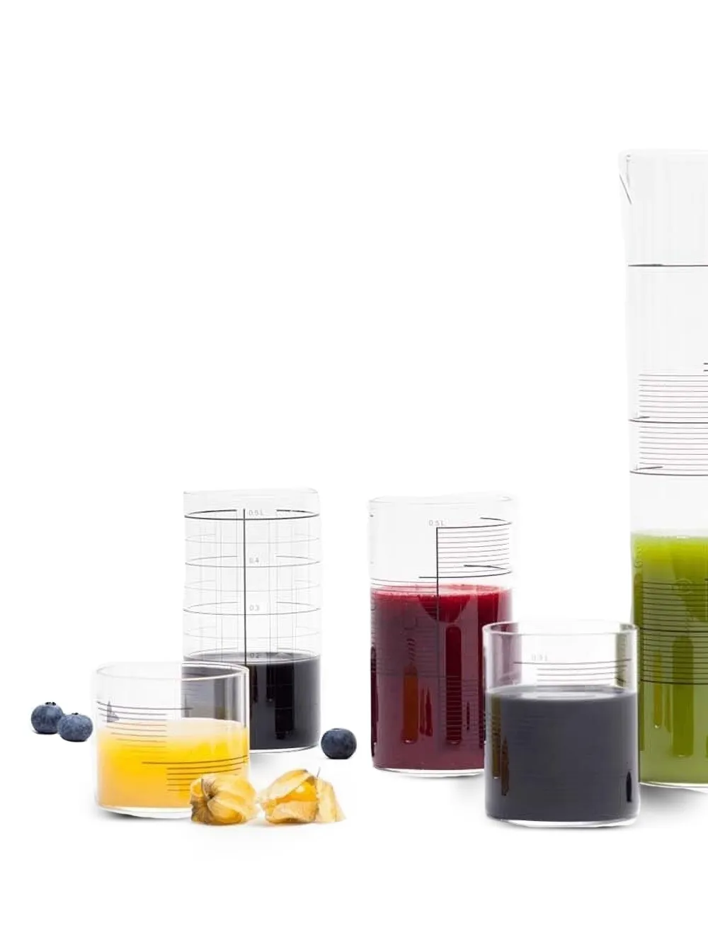  Tre Product Glass Carafes - Neutrals 