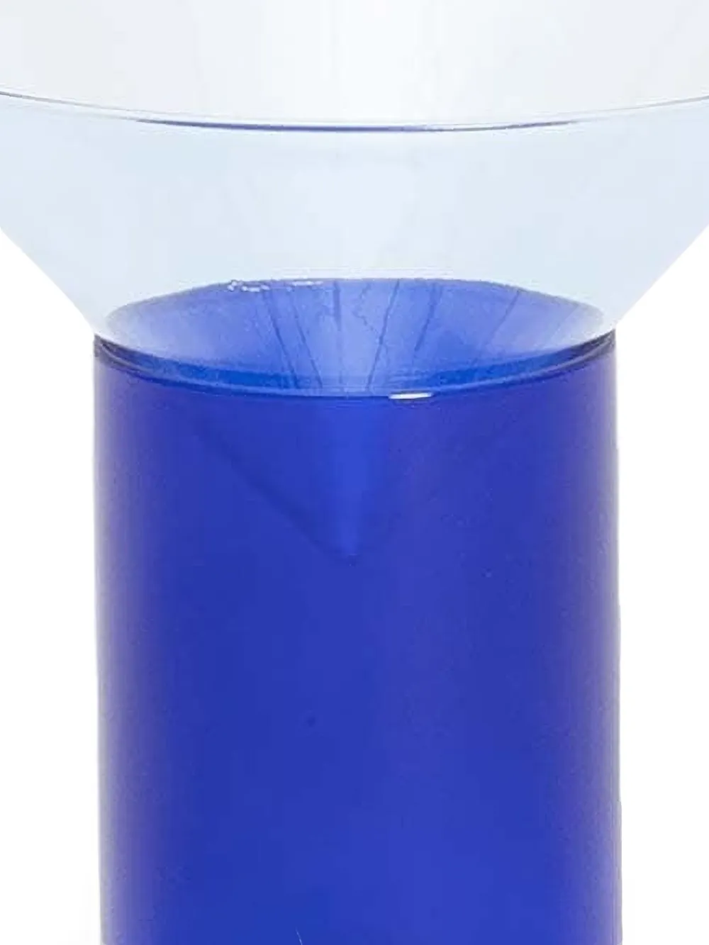 Tre Product Vovo Borosilicate Funnel-shaped Glass Bowls Set In Blue