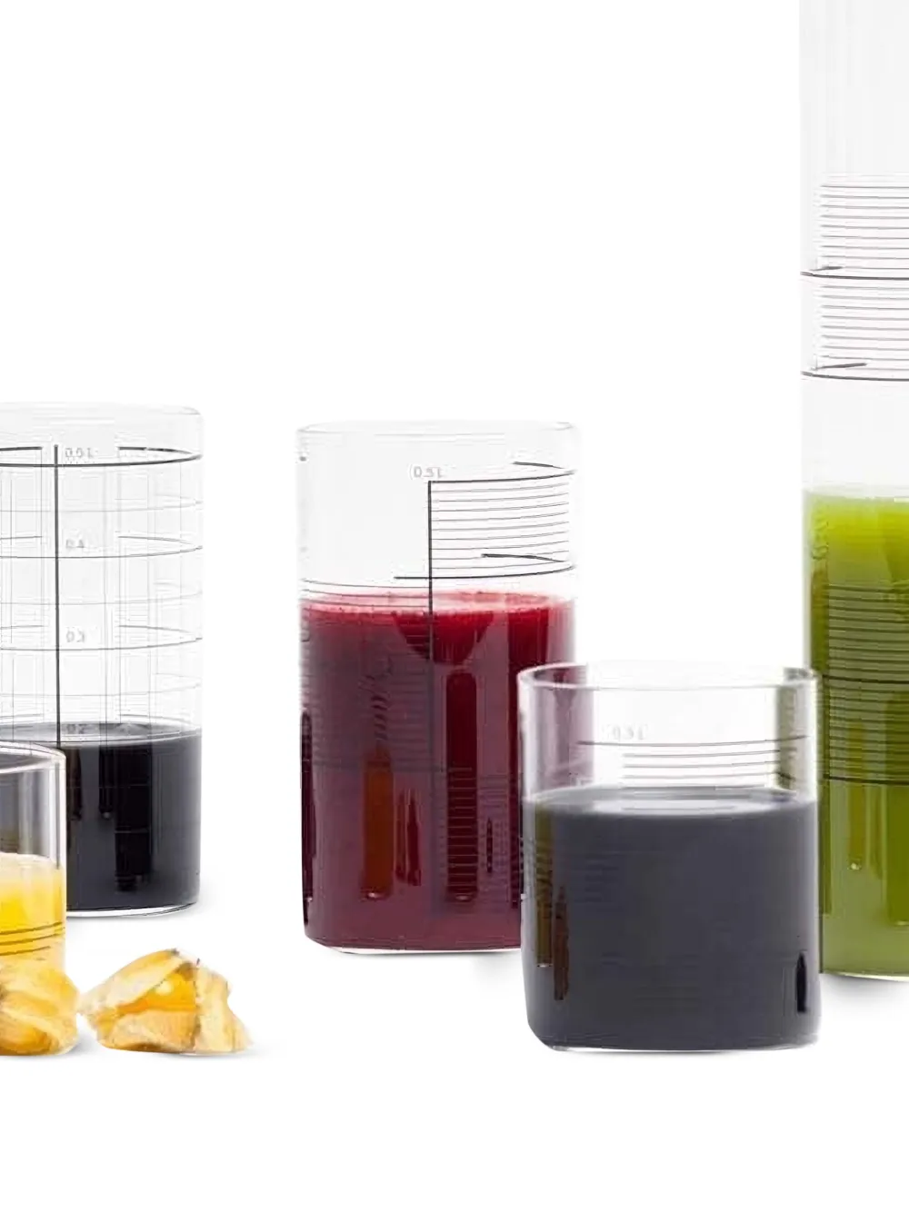 Tre Product Graduated Glasses (set Of Four) In Multi