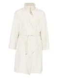 Issey Miyake Pre-Owned 2000s taffeta coat - Neutrals