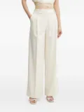 SIMONA CORSELLINI front-pleated trousers - White