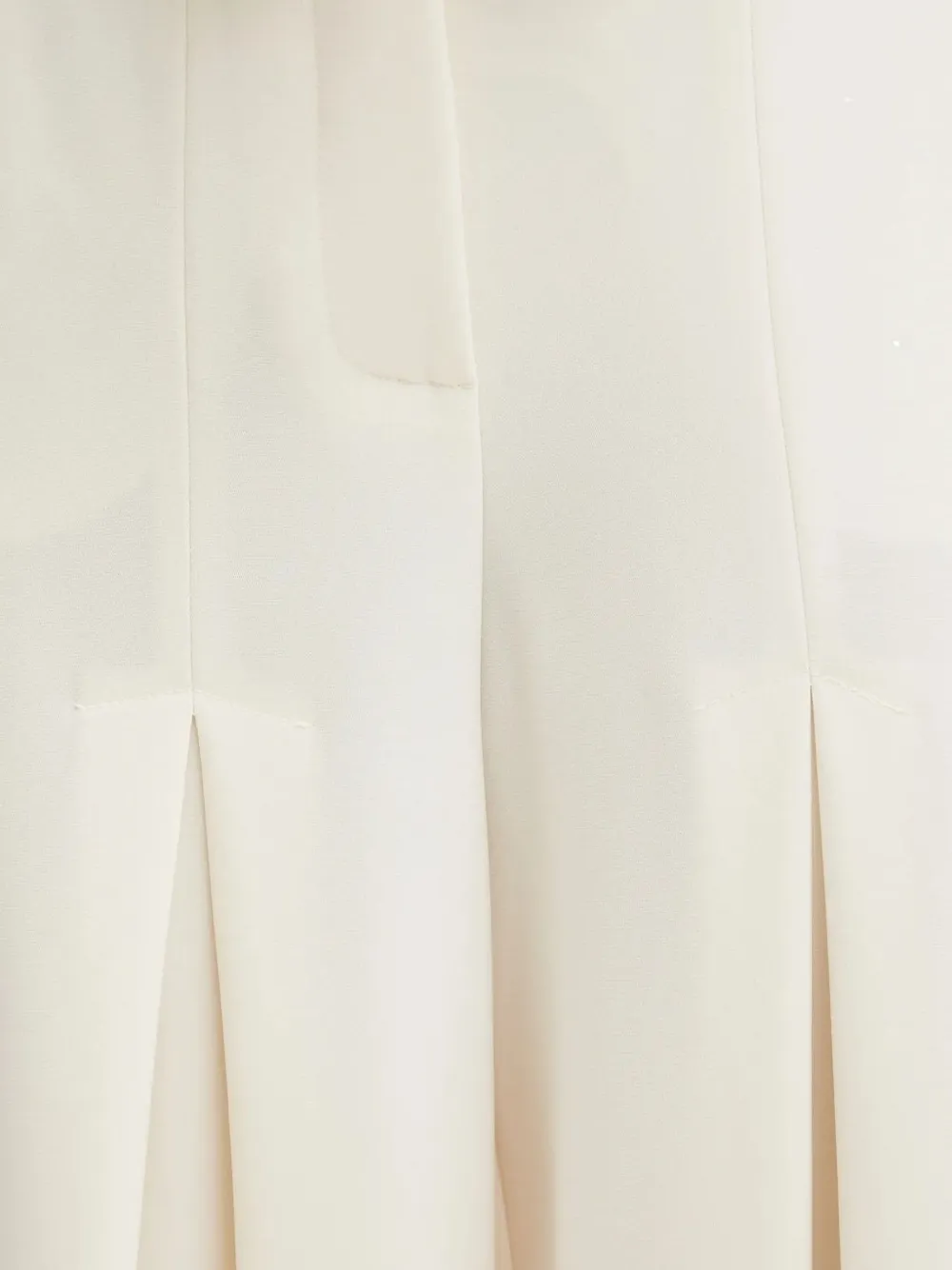 Simona Corsellini Pleated Wide-leg Trousers In Neutral