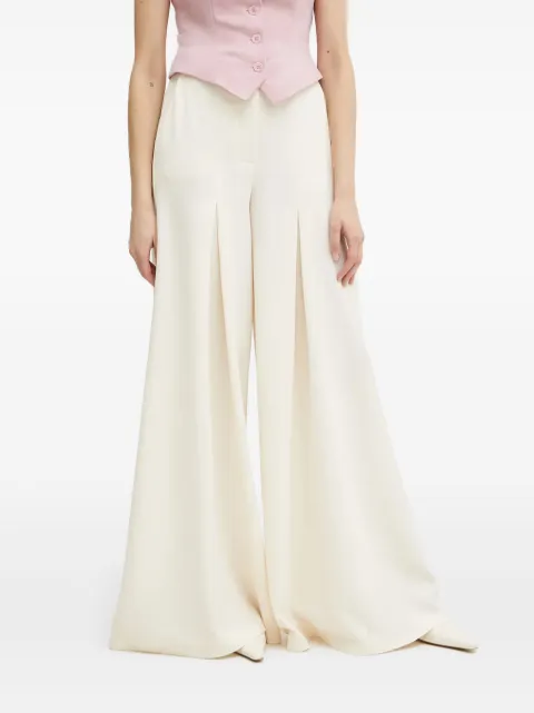 SIMONA CORSELLINI pleated wide-leg trousers