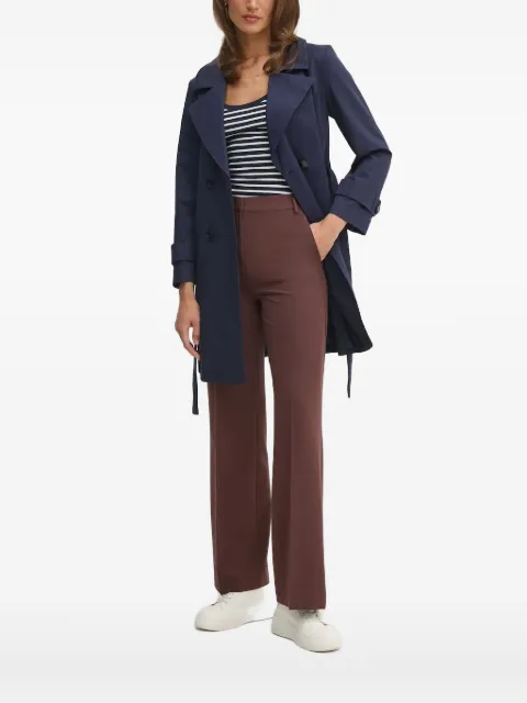 Sisley belted double-breasted coat