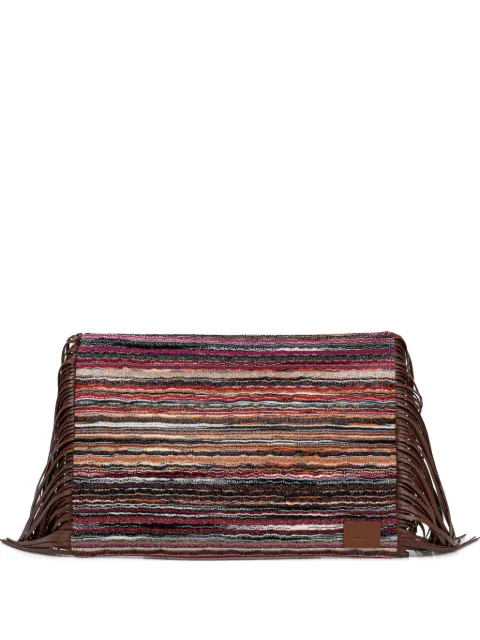 Missoni bolsa de mano con flecos