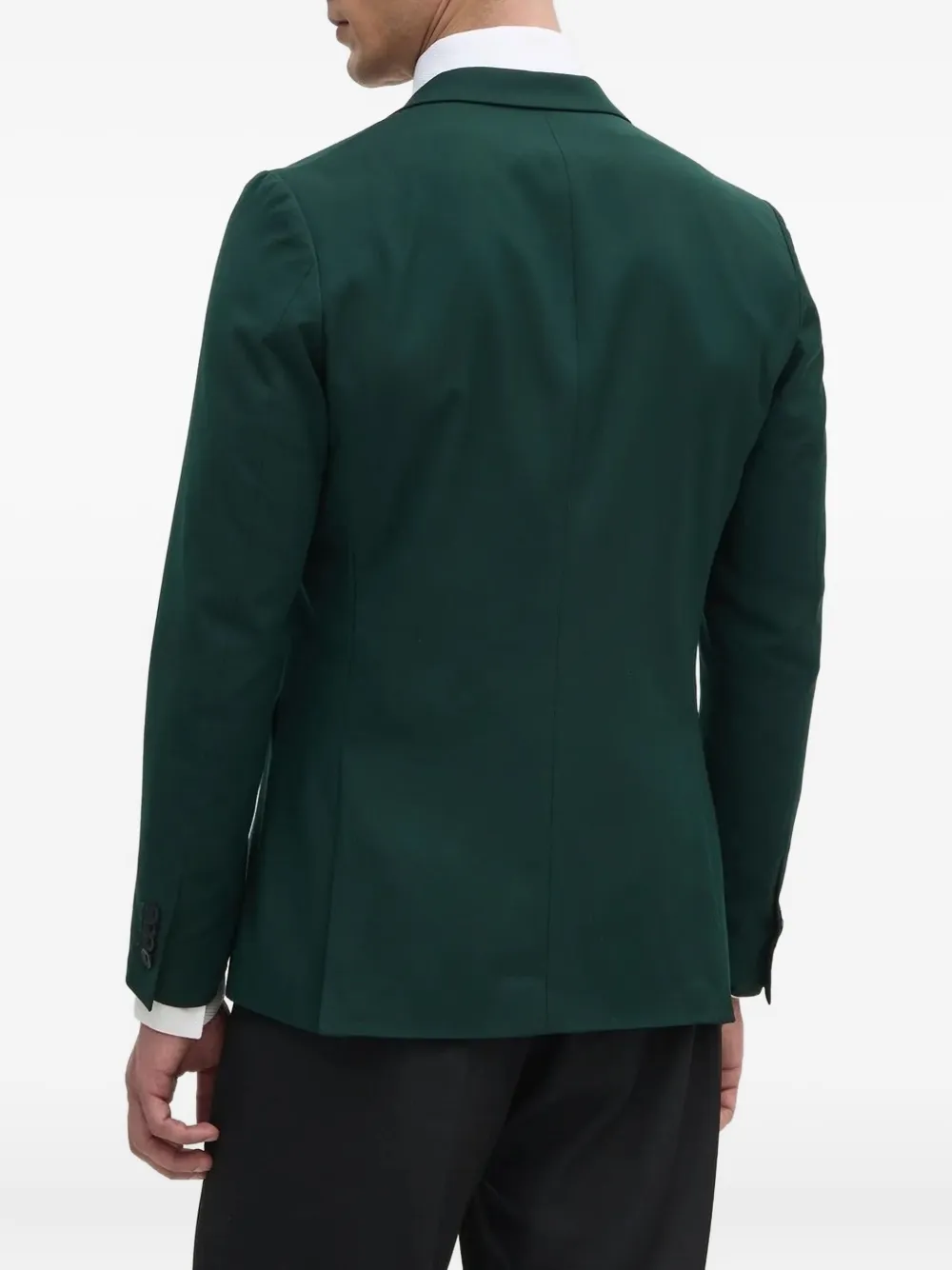 Sisley Blazer met enkele rij knopen Groen
