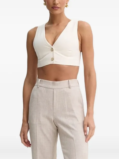SIMONA CORSELLINI button-fastening sleeveless top
