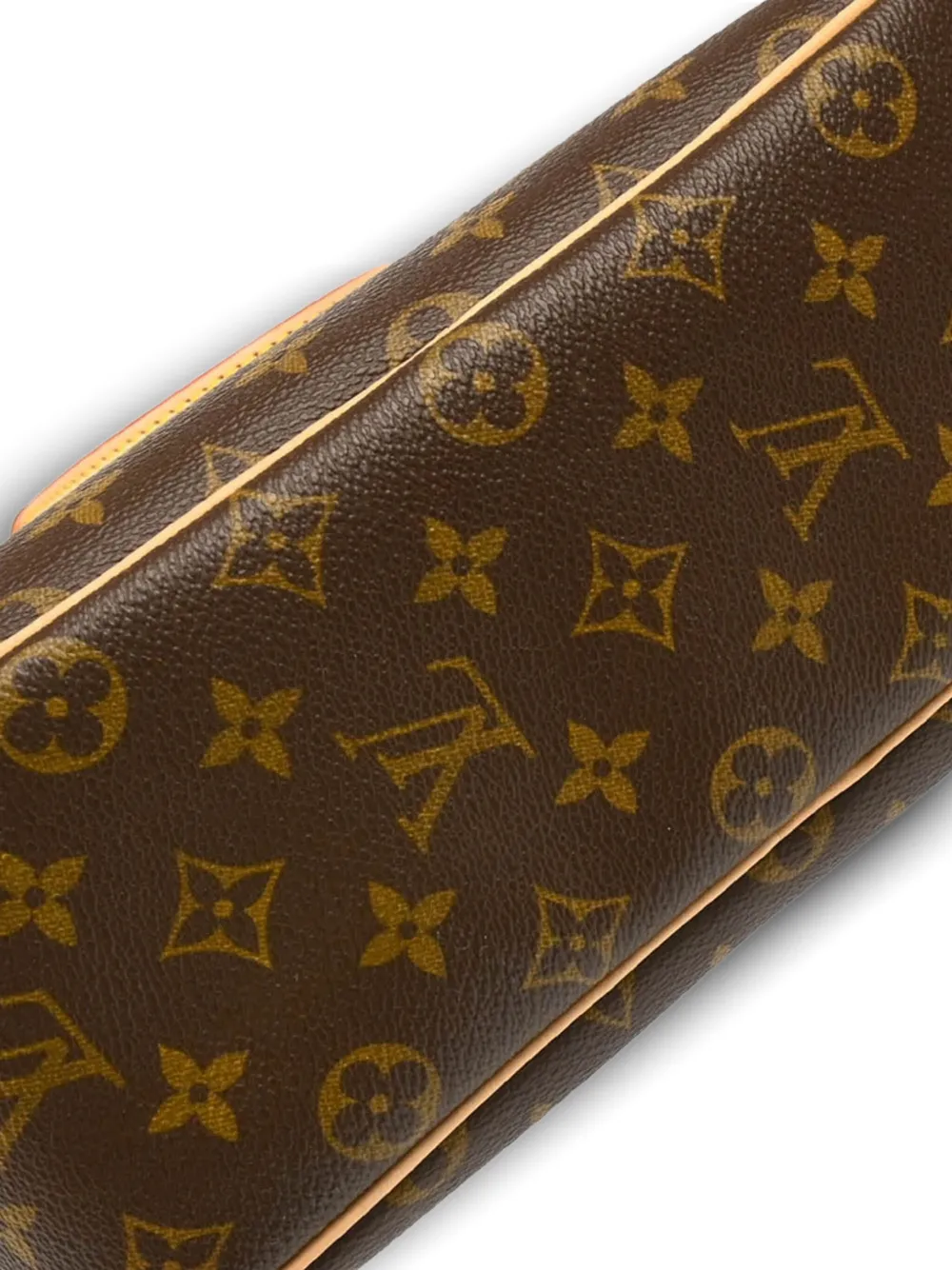 Pre-owned Louis Vuitton 2004 Trouville Handbag In Brown