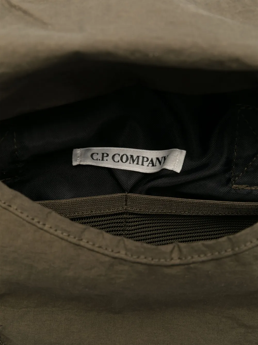 C.P. Company Plain Paper messengertas Groen