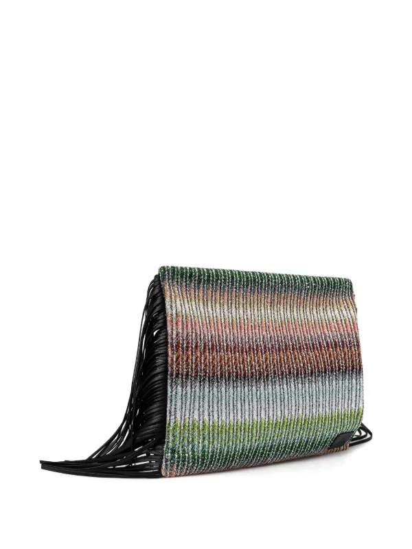 バッグ MISSONI　新品 Zigzag clutch in multicoloured - Missoni | Mytheresa
