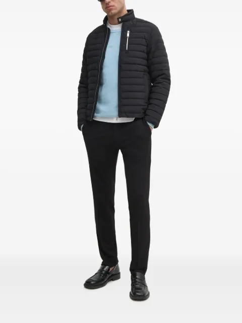 Sisley quilted zip-fastening jacket