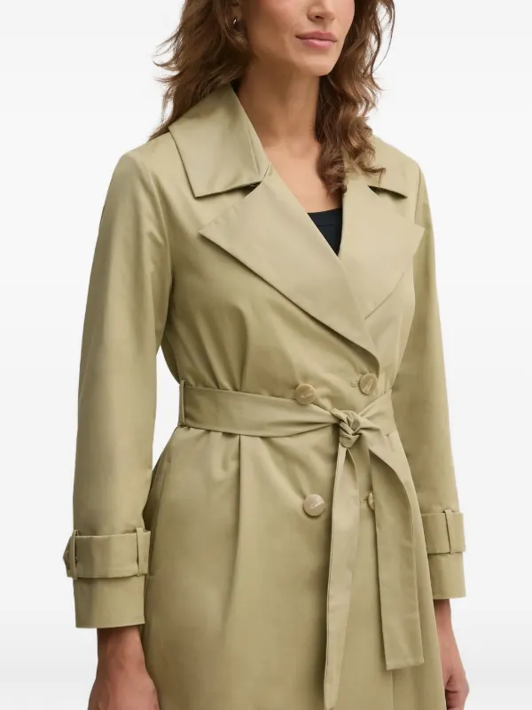 Trench Sisley Vetement Femme Sisley Trench Ceinturé à Boutonnière
