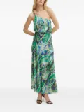 SIMONA CORSELLINI paisley-print midi dress - Green