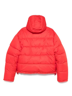 AMBUSH ハイカラーパデッドジャケット | オレンジ | FARFETCH JP
