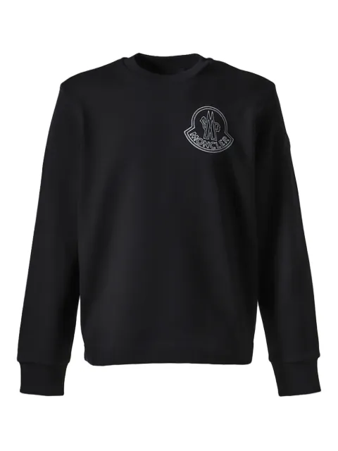 Moncler sudadera con aplique del logo