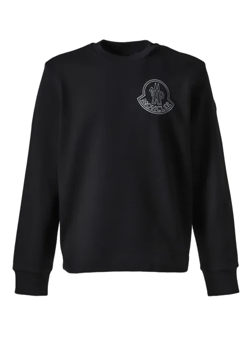 Sweat à logo appliqué - Moncler - Modalova