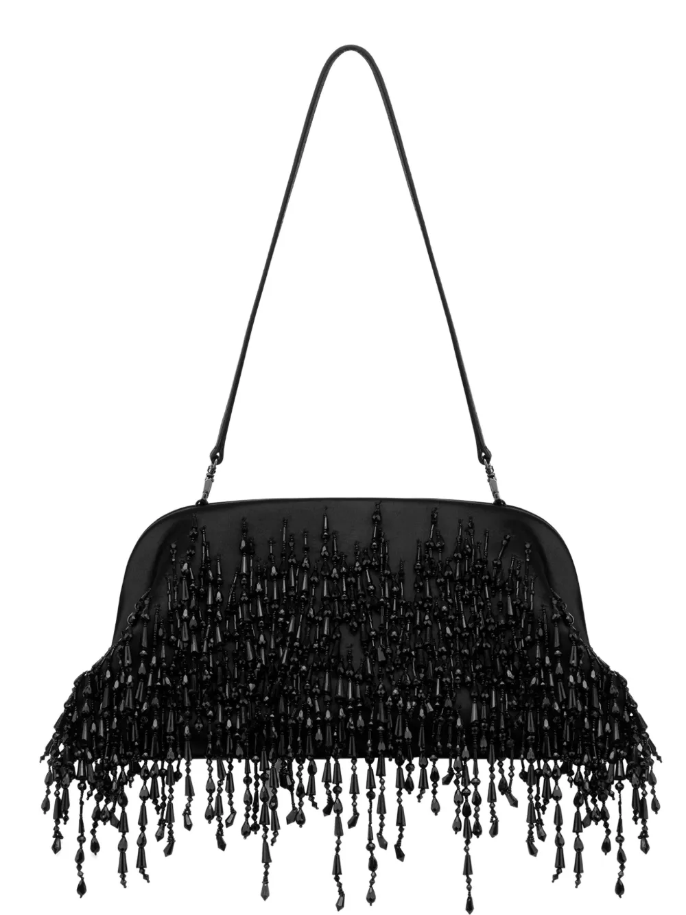 Alberta Ferretti Clutch met kralen Zwart