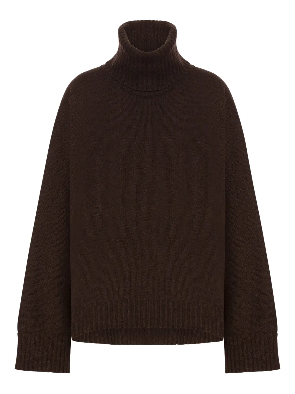 Alberta Ferretti Coltrui van kasjmiermix Bruin