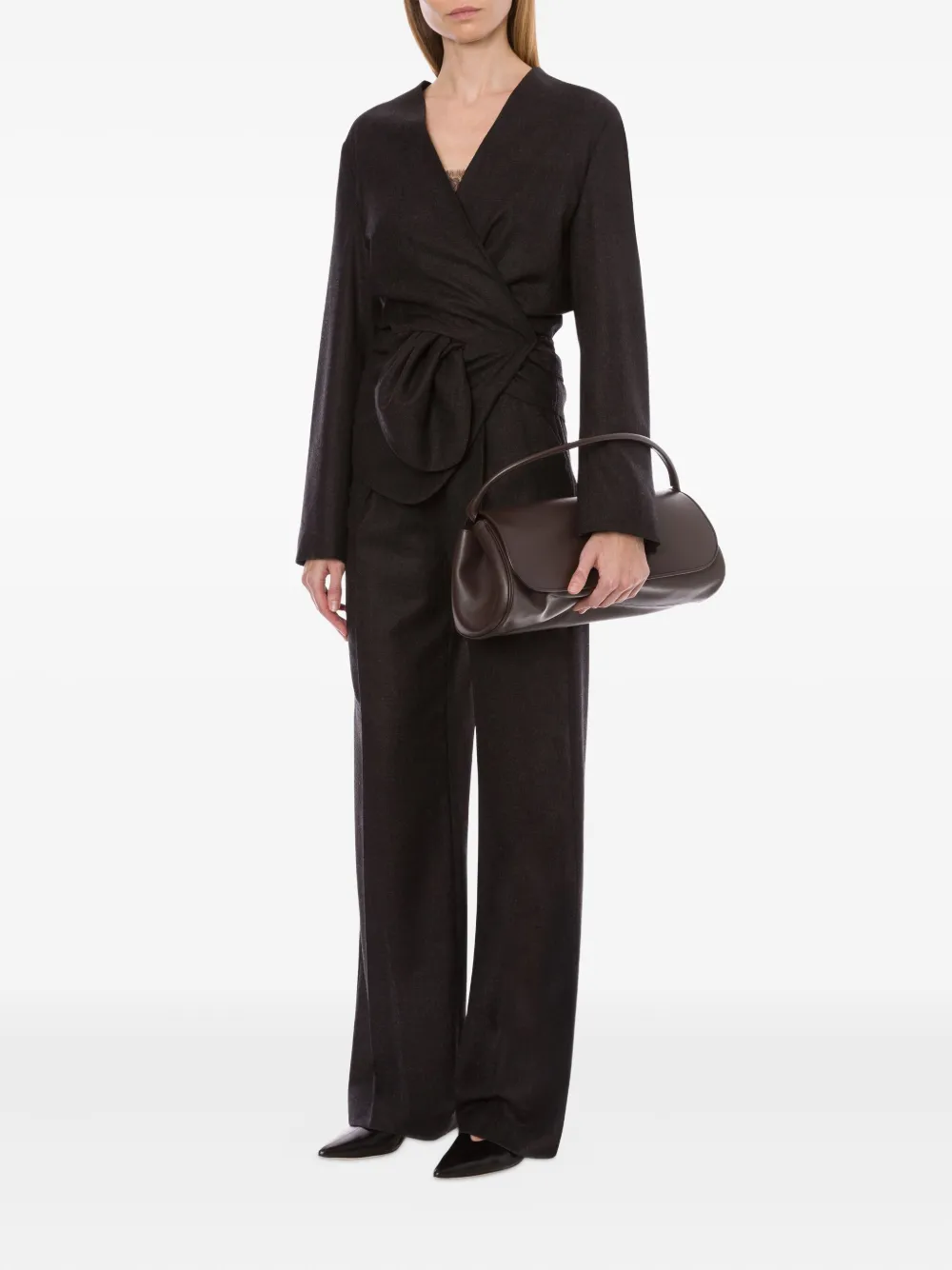 Alberta Ferretti Wikkeljas Grijs