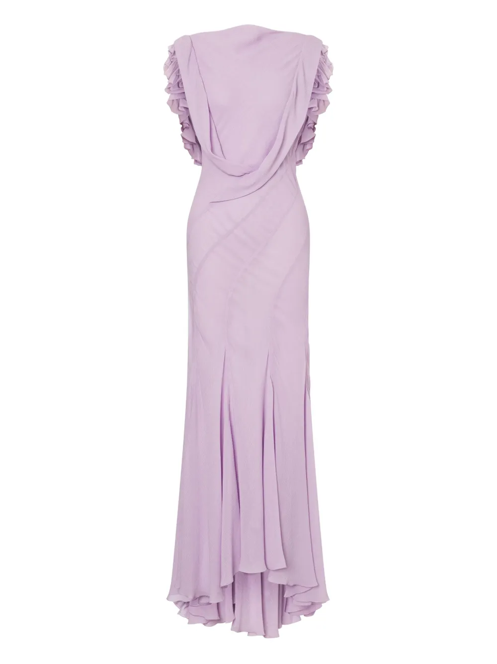 Alberta Ferretti Jurk met ruches Roze