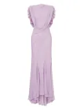 Alberta Ferretti ruffle-detailing dress - Pink